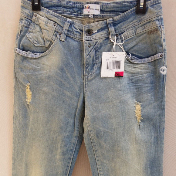 Billabong Light Blue Women's Boot Cut Jeans - Picture 1 of 3